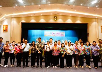 ร่วมงานทำบุญกลางบ้าน สืบสานประเพณีสงกรานต์ ประจำปี 2568